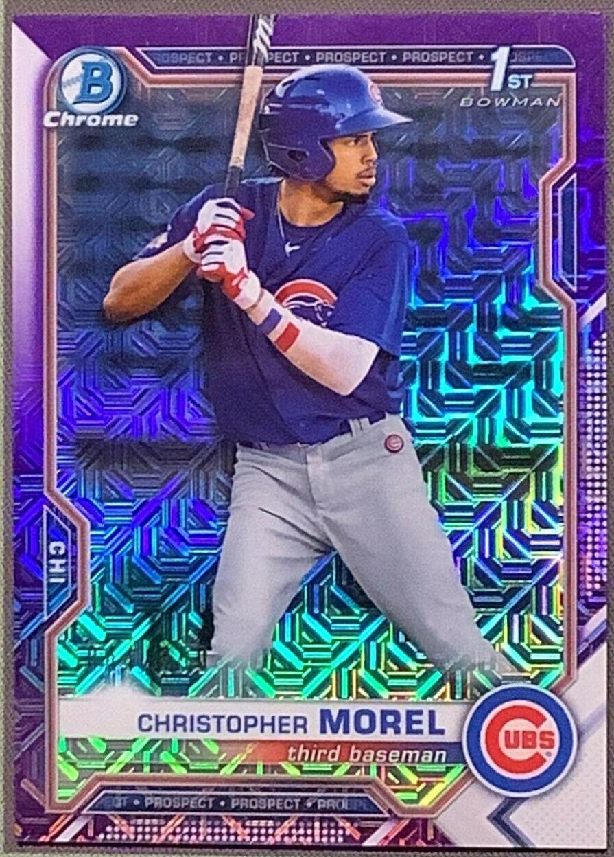 Christopher Morel [Purple Refractor Mega Box Mojo] #BCP-131