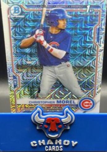 Christopher Morel [Yellow Refractor Mega Box Mojo] #BCP-131