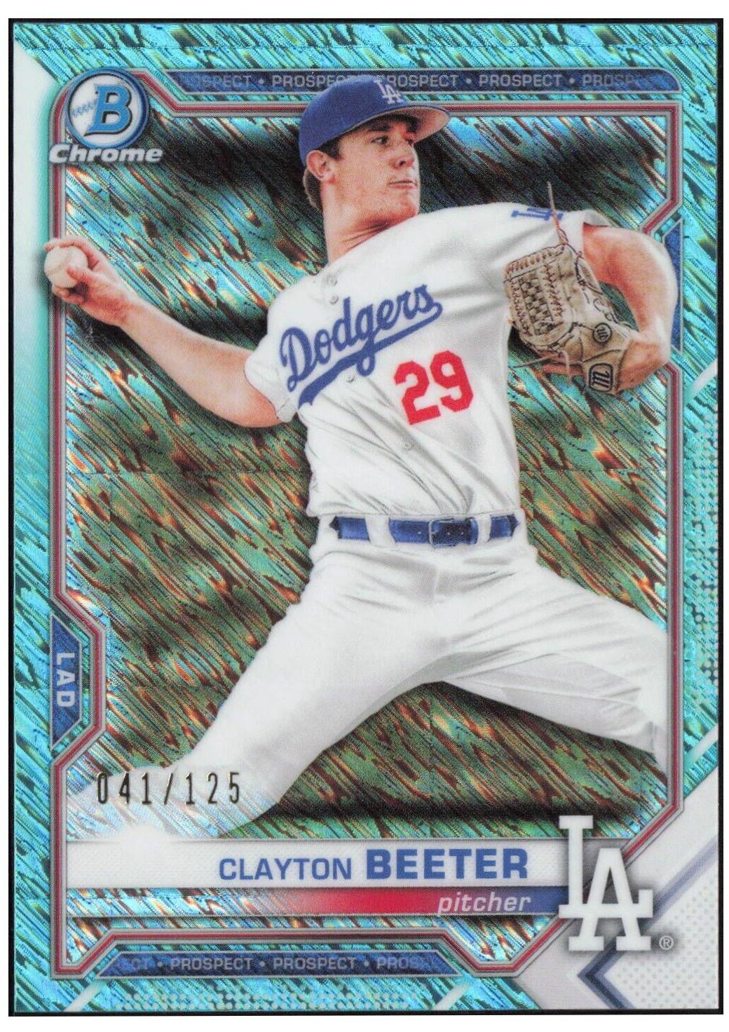 Clayton Beeter [Aqua Shimmer Refractor] #BCP-16