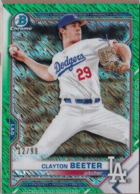 Clayton Beeter [Green Refractor] #BCP-16