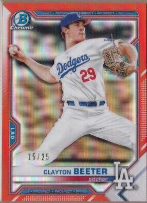 Clayton Beeter [Orange Refractor] #BCP-16