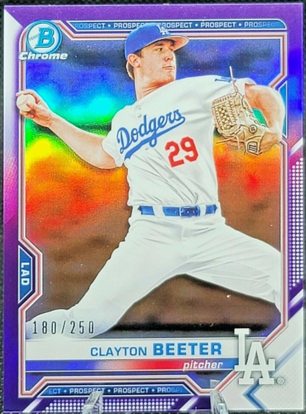 Clayton Beeter [Purple Refractor] #BCP-16