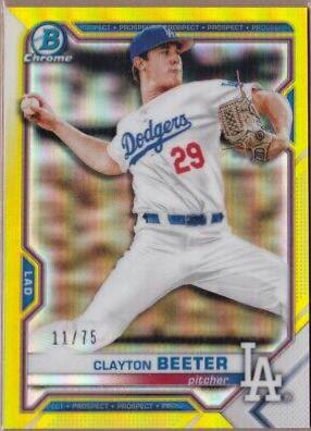 Clayton Beeter [Yellow Refractor] #BCP-16