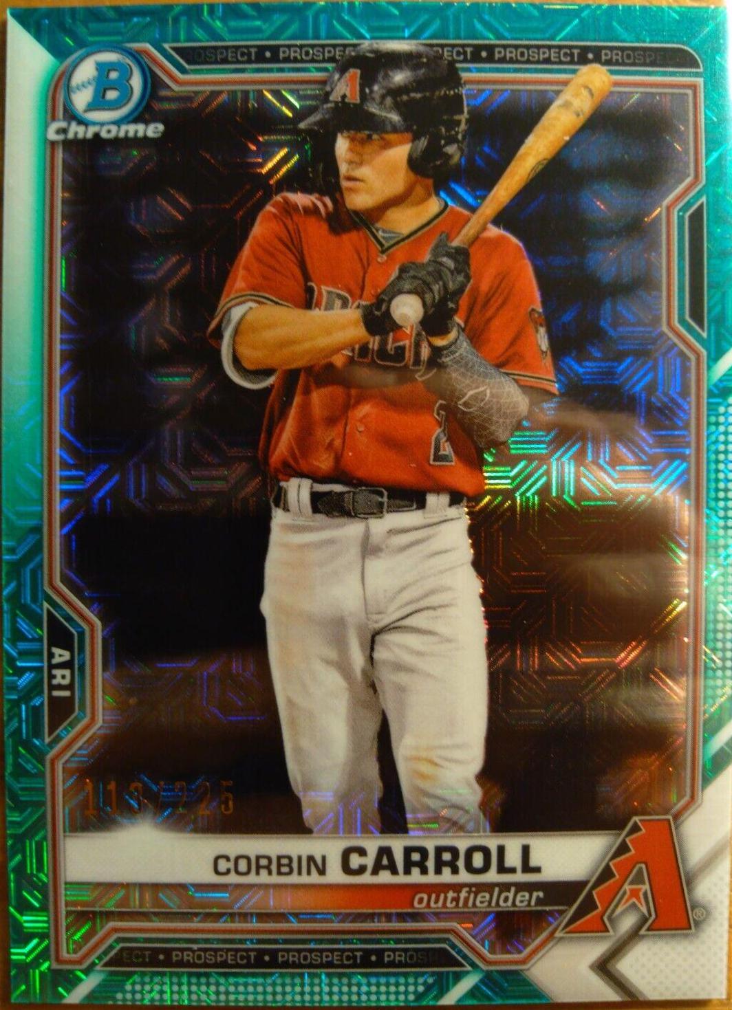Corbin Carroll [Aqua Refractor Mega Box Mojo] #BCP-142
