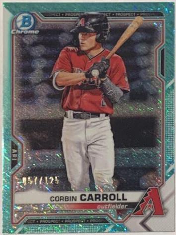 Corbin Carroll [Aqua Shimmer Refractor] #BCP-142