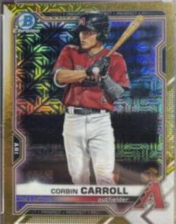 Corbin Carroll [Gold Refractor Mega Box Mojo] #BCP-142