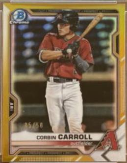 Corbin Carroll [Gold Refractor] #BCP-142