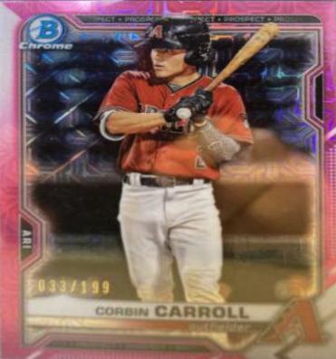 Corbin Carroll [Pink Refractor Mega Box Mojo] #BCP-142