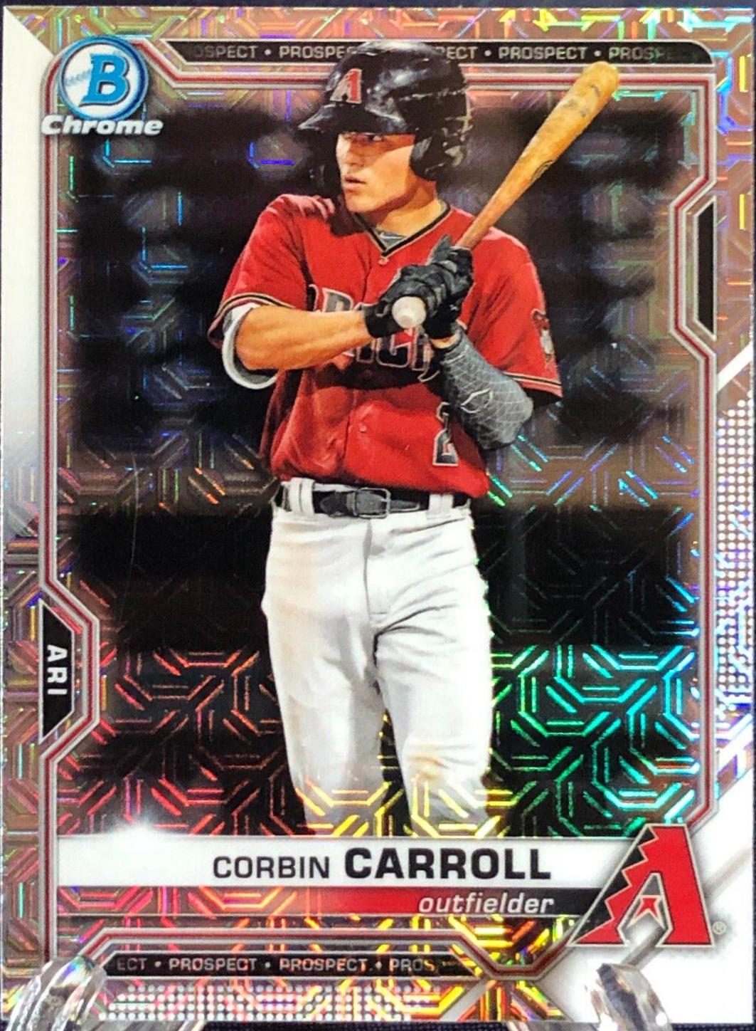 Corbin Carroll [Yellow Refractor Mega Box Mojo] #BCP-142