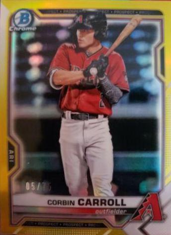 Corbin Carroll [Yellow Refractor] #BCP-142