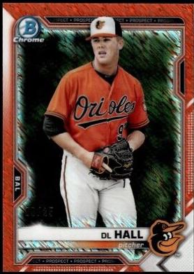 DL Hall [Orange Shimmer Refractor] #BCP-122