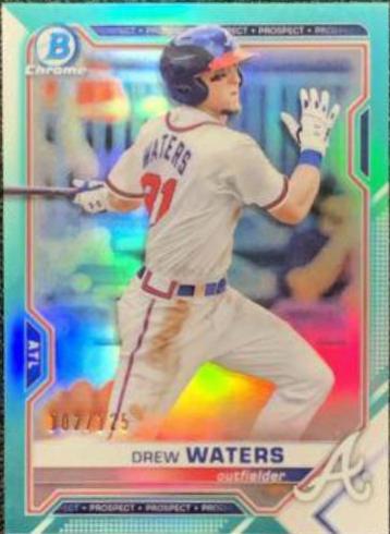 Drew Waters [Aqua Refractor] #BCP-81