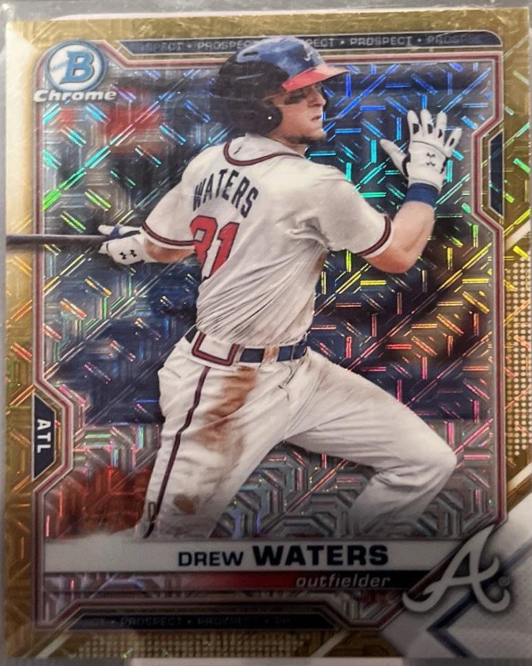 Drew Waters [Gold Refractor Mega Box Mojo] #BCP-81