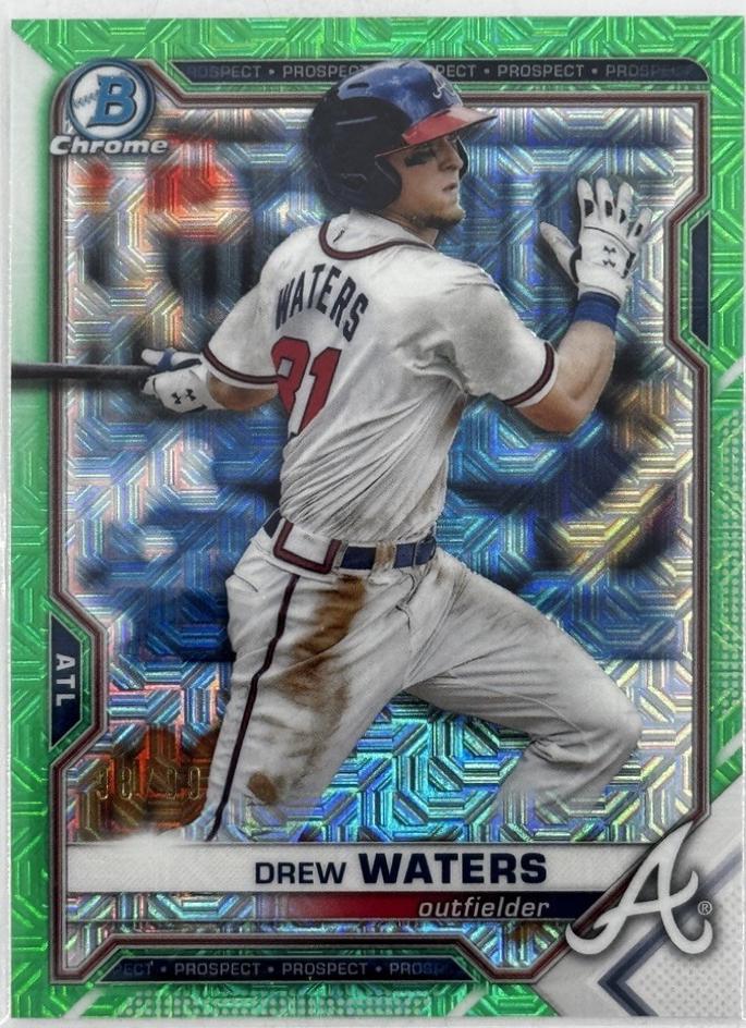 Drew Waters [Green Refractor Mega Box Mojo] #BCP-81
