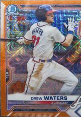Drew Waters [Orange Refractor Mega Box Mojo] #BCP-81