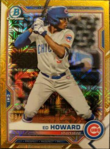 Ed Howard [Gold Refractor Mega Box Mojo] #BCP-12