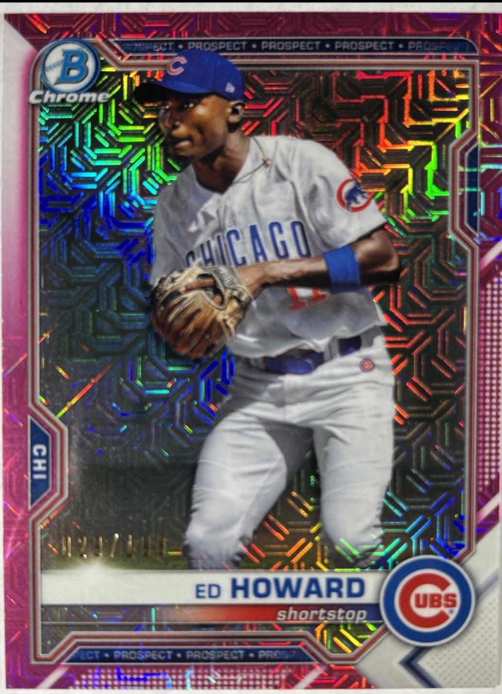Ed Howard [Pink Refractor Mega Box Mojo] #BCP-12