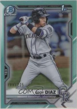 Eddy Diaz [Aqua Refractor] #BCP-33