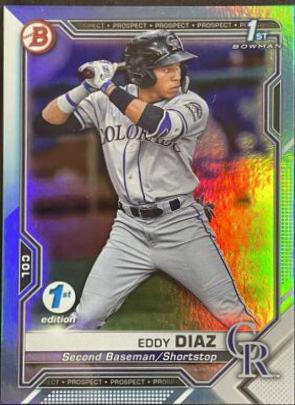 Eddy Diaz [Blue Refractor] #BCP-33