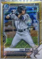 Eddy Diaz [Gold Refractor Mega Box Mojo] #BCP-33