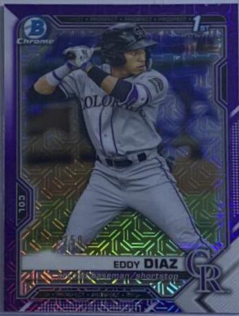 Eddy Diaz [Purple Refractor] #BCP-33