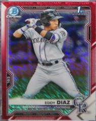 Eddy Diaz [Red Shimmer Refractor] #BCP-33