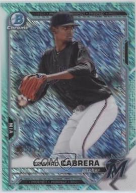 Edward Cabrera [Aqua Shimmer Refractor] #BCP-141
