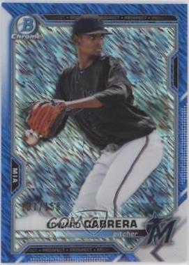 Edward Cabrera [Blue Shimmer Refractor] #BCP-141