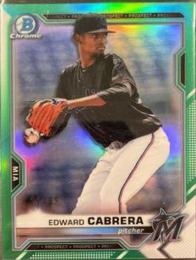 Edward Cabrera [Green Refractor] #BCP-141