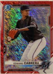Edward Cabrera [Red Shimmer Refractor] #BCP-141