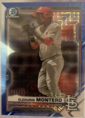 Elehuris Montero [Blue Refractor Mega Box Mojo] #BCP-116