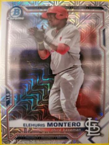 Elehuris Montero [Yellow Refractor Mega Box Mojo] #BCP-116