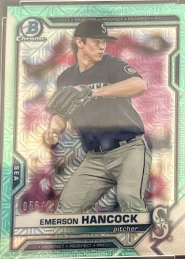 Emerson Hancock [Aqua Refractor Mega Box Mojo] #BCP-78