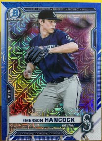 Emerson Hancock [Blue Refractor Mega Box Mojo] #BCP-78