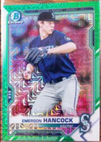 Emerson Hancock [Green Refractor Mega Box Mojo] #BCP-78