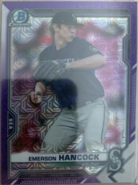 Emerson Hancock [Purple Refractor Mega Box Mojo] #BCP-78