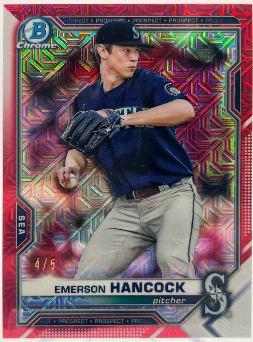 Emerson Hancock [Red Refractor Mega Box Mojo] #BCP-78