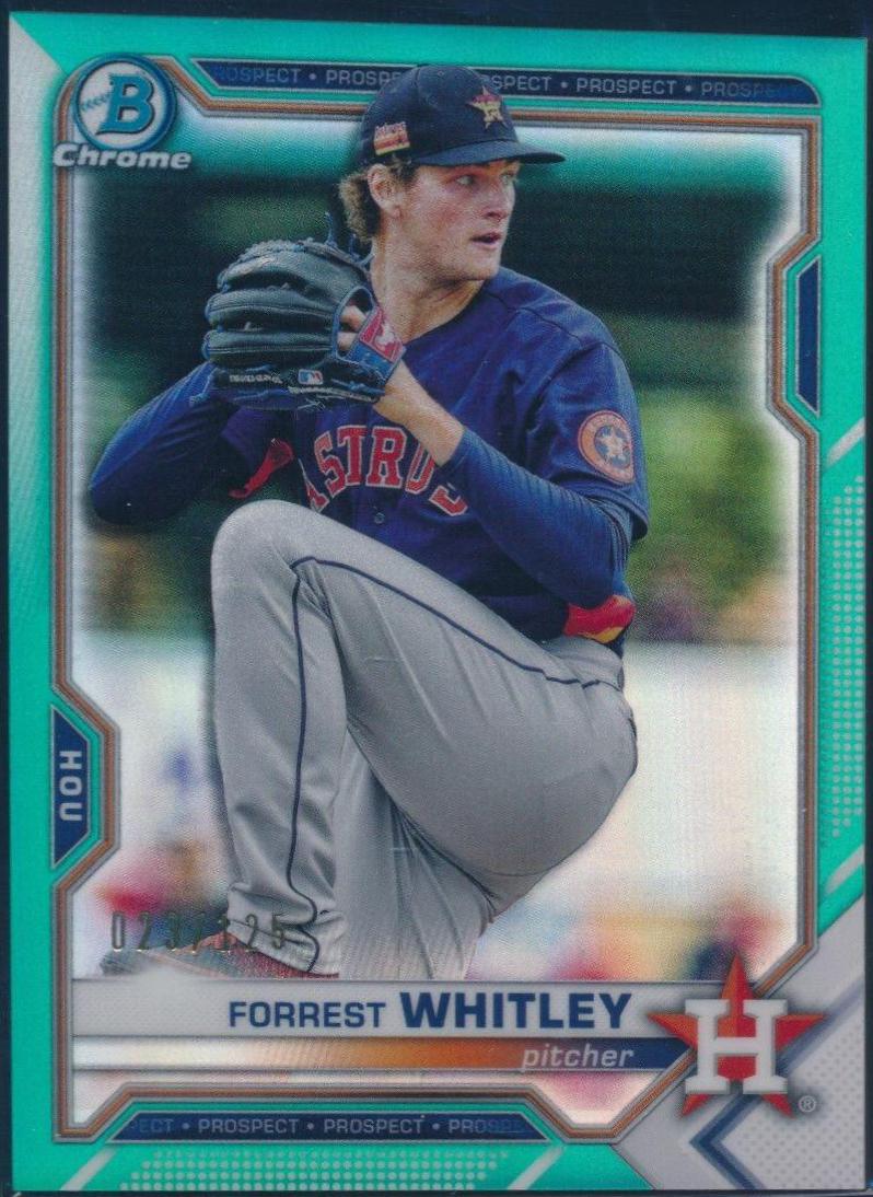 Forrest Whitley [Aqua Refractor] #BCP-9