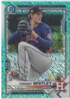 Forrest Whitley [Aqua Shimmer Refractor] #BCP-9