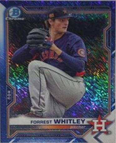 Forrest Whitley [Blue Shimmer Refractor] #BCP-9