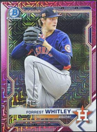 Forrest Whitley [Fuchsia Shimmer Refractor] #BCP-9