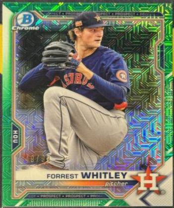 Forrest Whitley [Green Refractor Mega Box Mojo] #BCP-9