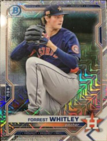 Forrest Whitley [Yellow Refractor Mega Box Mojo] #BCP-9