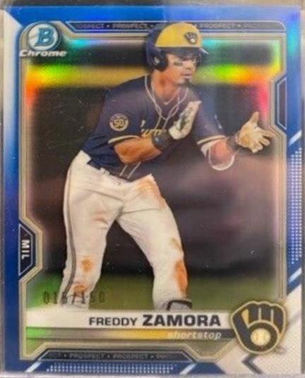 Freddy Zamora [Blue Refractor] #BCP-2