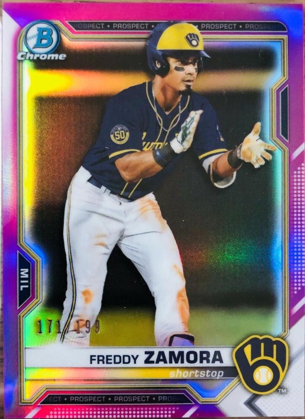Freddy Zamora [Fuchsia Refractor] #BCP-2