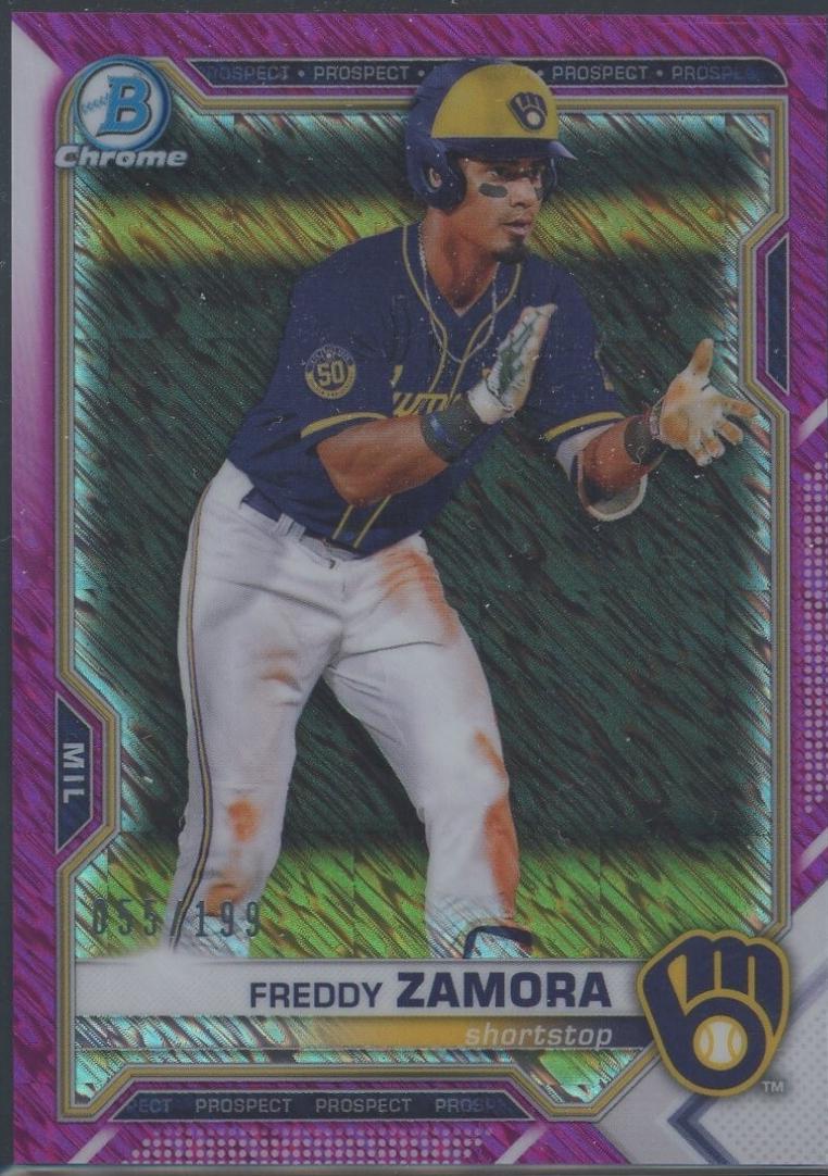 Freddy Zamora [Fuchsia Shimmer Refractor] #BCP-2