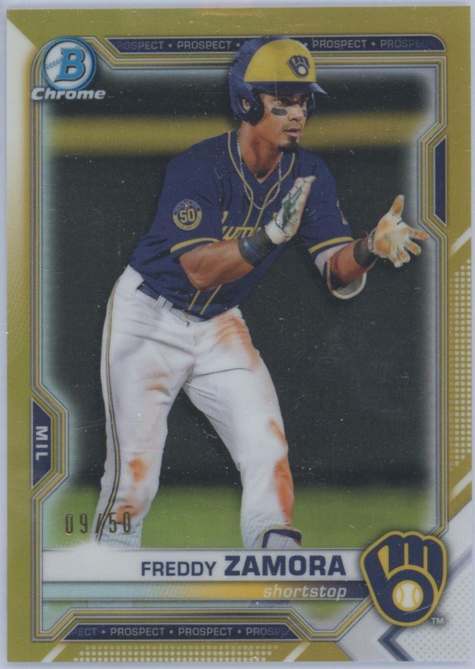 Freddy Zamora [Gold Refractor] #BCP-2