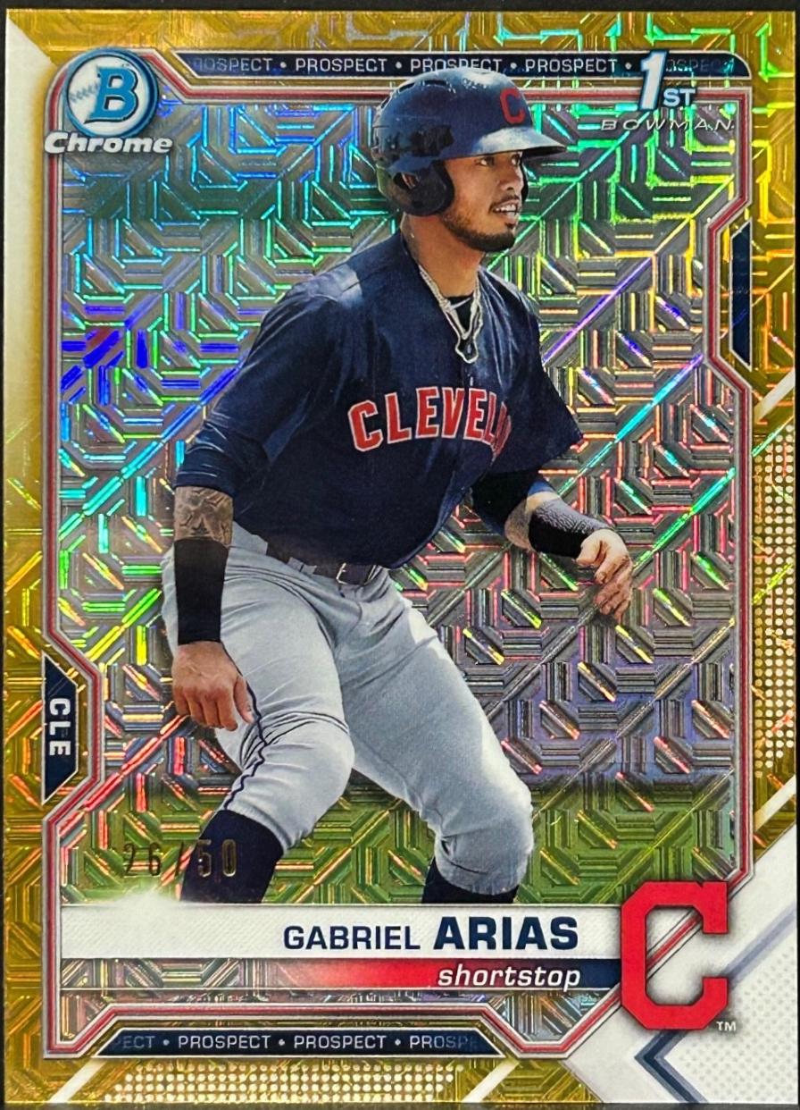 Gabriel Arias [Gold Refractor Mega Box Mojo] #BCP-89