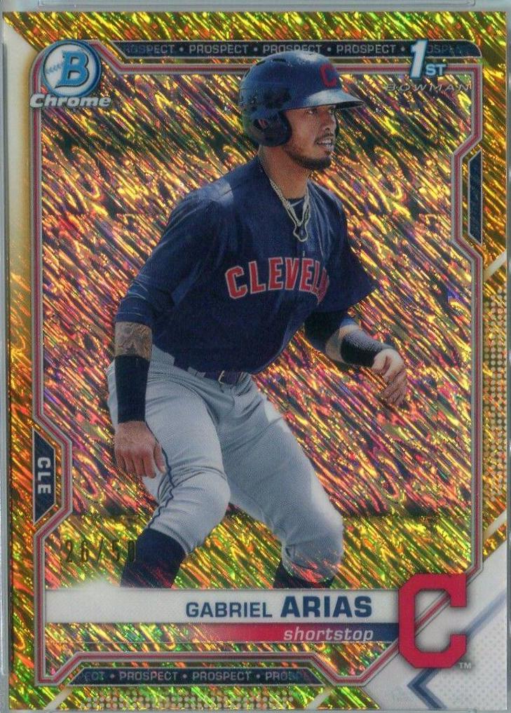 Gabriel Arias [Gold Shimmer Refractor] #BCP-89