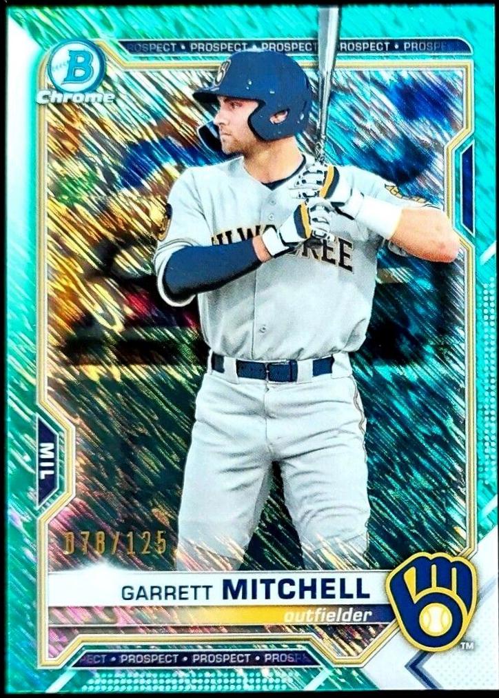 Garrett Mitchell [Aqua Shimmer Refractor] #BCP-129